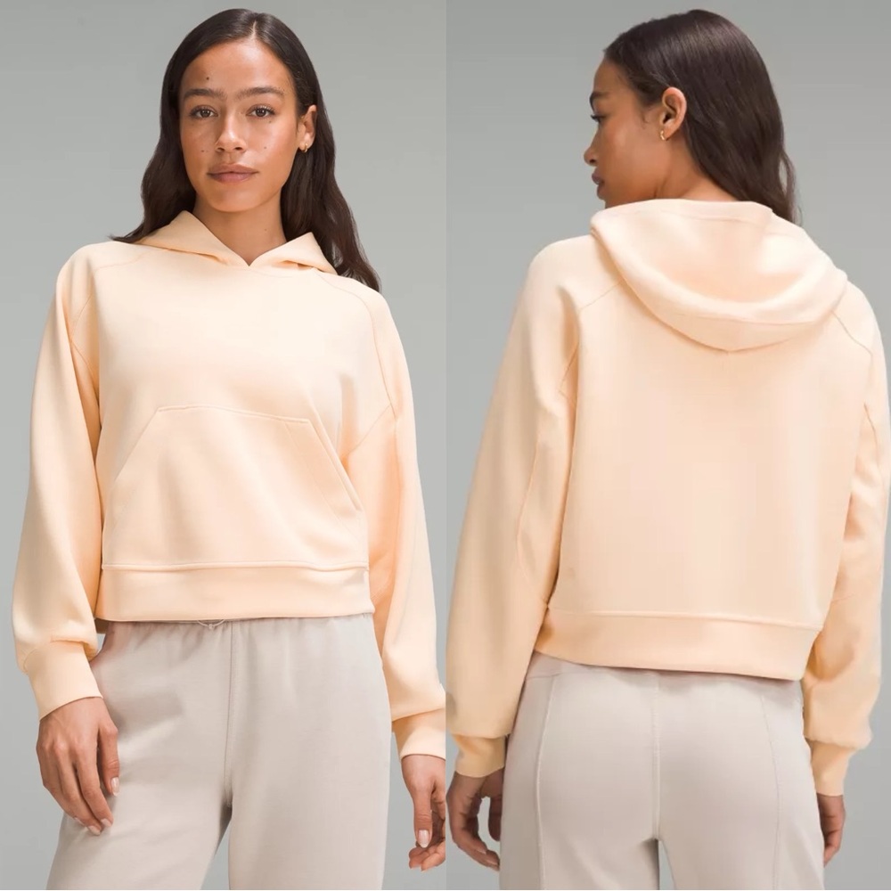 NWT Lululemon Softstreme Hoodie Peach Bellini‎ W3HMVS Size 10